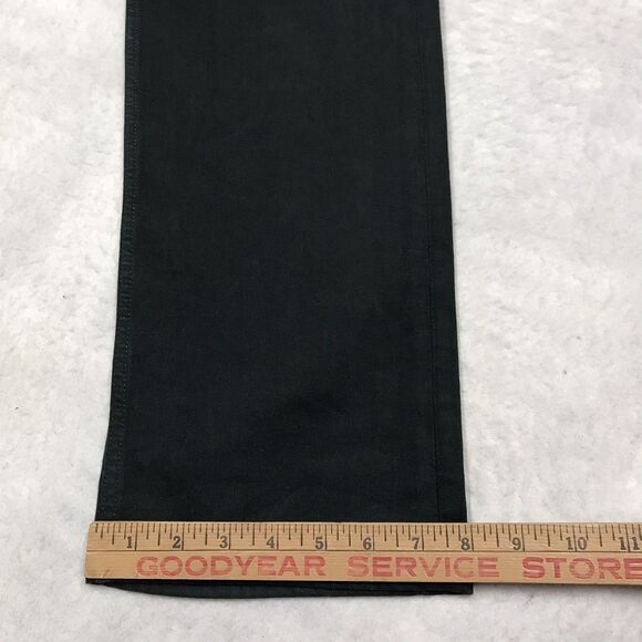 PAIGE Normandie Jean Men 33(34x33) Green Stretch Denim Dark Academia USA Made - Picture 10 of 15